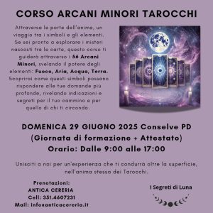 Corso Tarocchi Minori